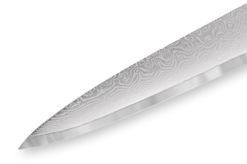 2195 2 samura damascus 67 platkovaci nuz 19 cm micarta sd67 0045m