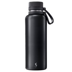 lurch isolierflasche outdoor 1l black