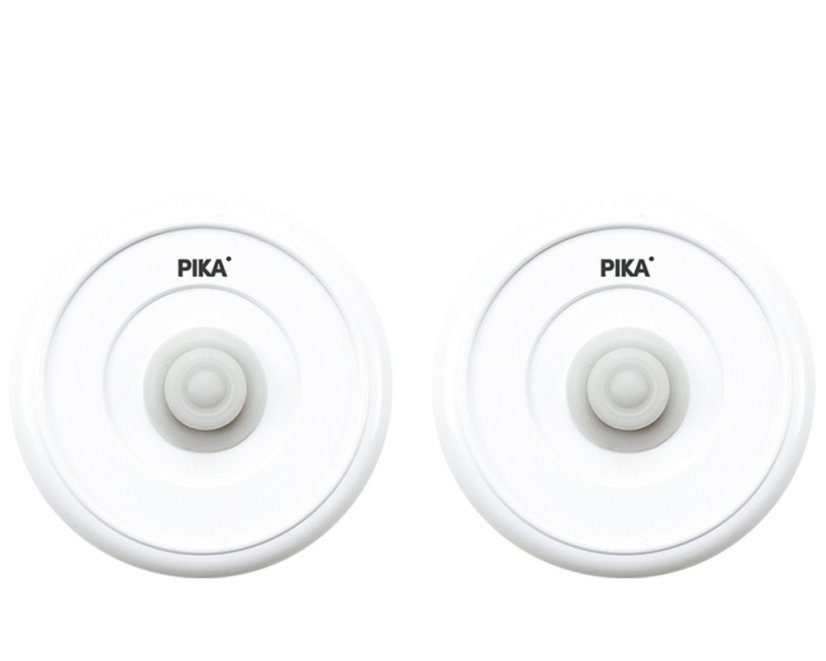 2 couvercles universels sous vide diamètre 6cm pika