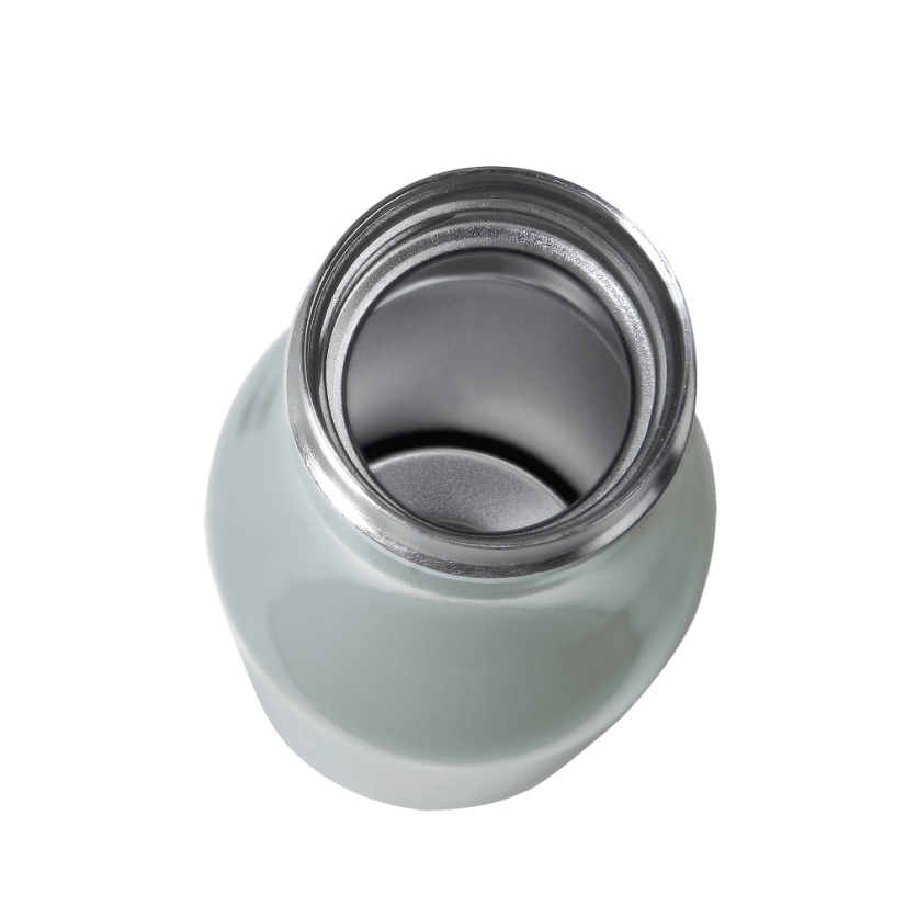 240902 Thermo Flasche Edelstahl PEARL GREY Innenansicht2