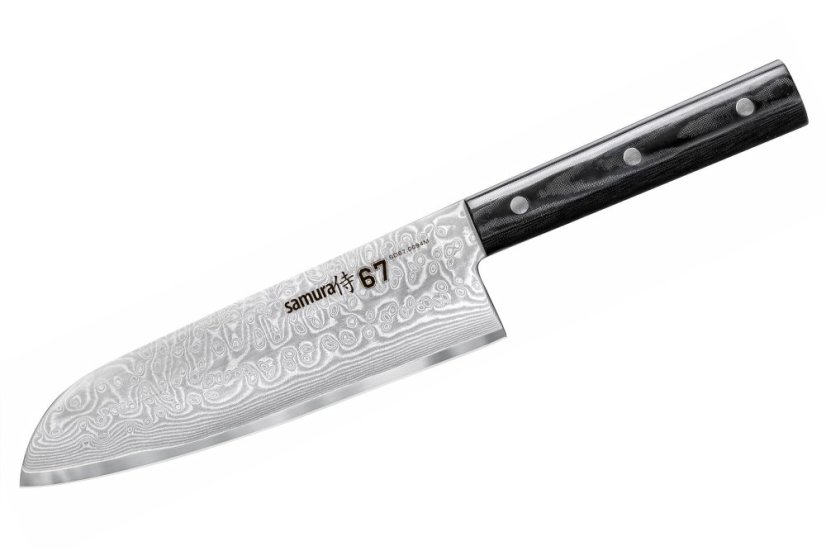 2213 samura damascus 67 nuz santoku 17 5 cm sd67 0094m